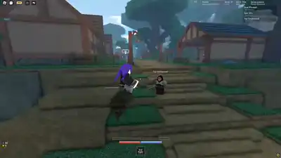 Clover RPG late first-session combat with a class still equipped
